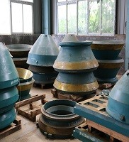High Manganese Steel Mn18Cr2 Crusher Bowl Liner Replacement Parts for HP300 HP400 HP500