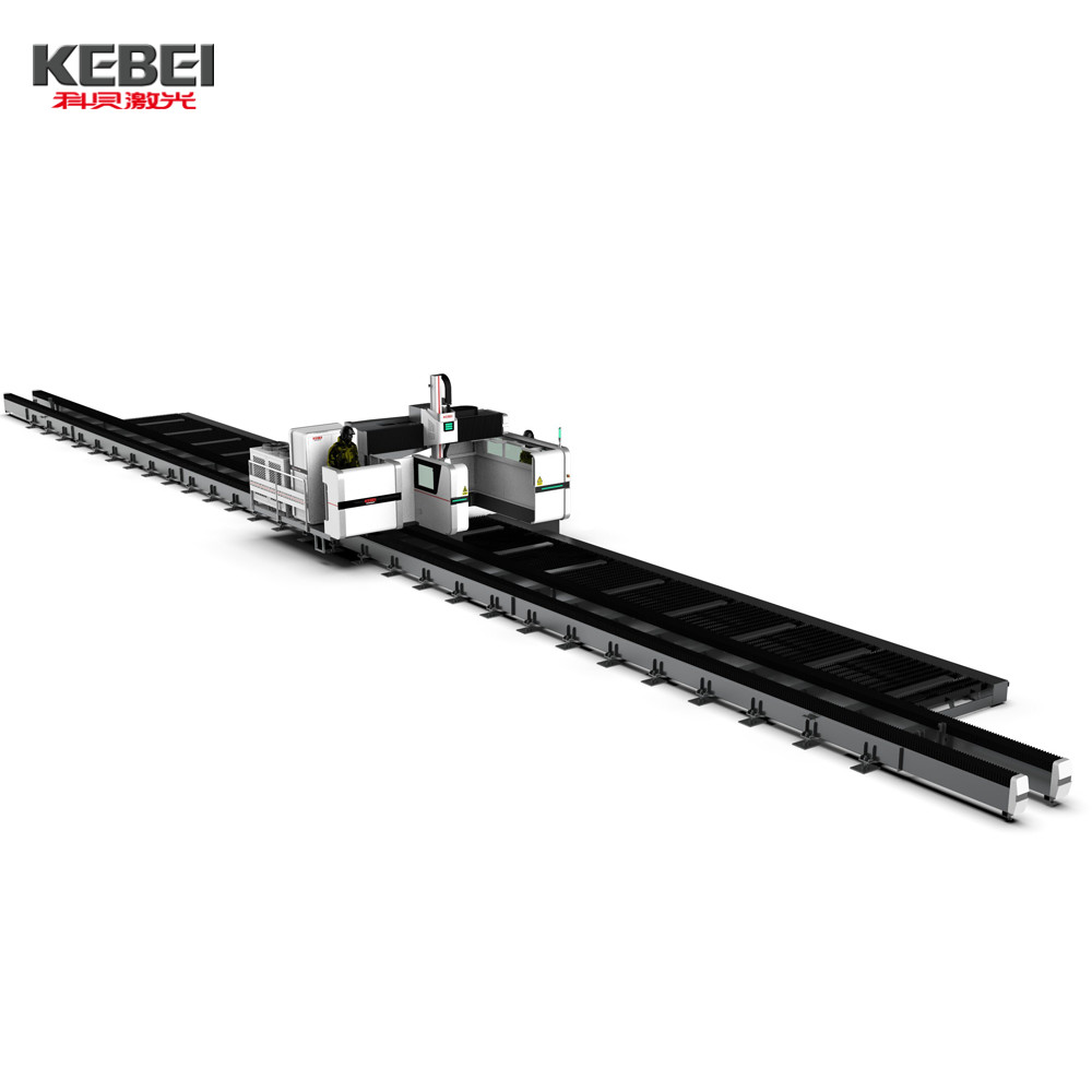 Professional H Beam I Beam U Beam Profile Laser Cutting Machine Flange Bevel Cutting with Beckhoff Control System