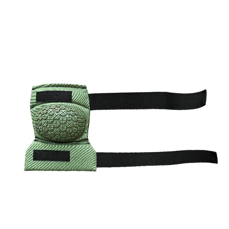 Thick 600D Polyester Green Hard Shell Knee and Elbow Pads for Outdoor Enthusiasts