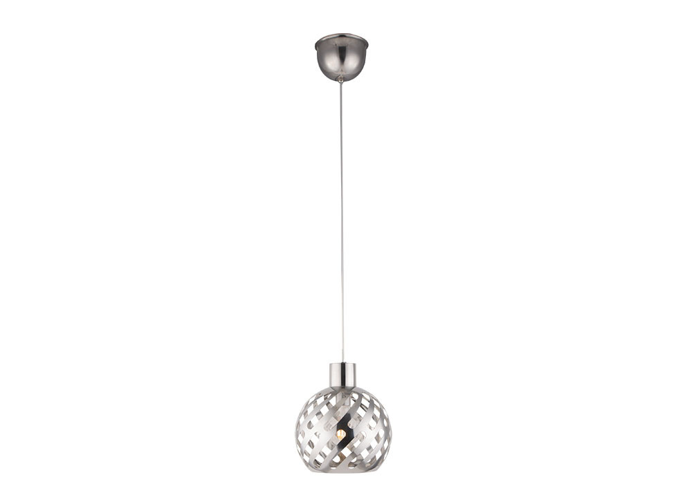 Decorative Restaurant Room Service Equipments , Silver / Gold Stainless Steel Pendant Light Lamp