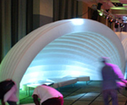 Lighting Stand Inflatable Pod for Exhibition and Show