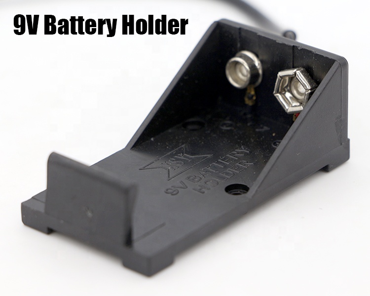 15cm Cell Case Box 9V Battery Holder with DC Power Jack 2.1x5.5mm