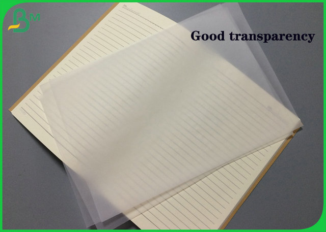 Environmentally friendly 50gr 60gr Transparent Tracing Paper In 50 Yard Per Roll