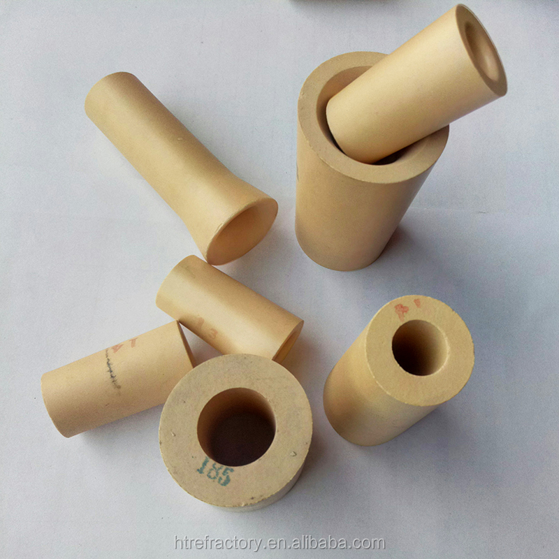 Refractory Zirconia Tundish Nozzle with High Grade Specification and Less MgO Content
