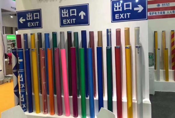 PET Material Reflective Vinyl Sheeting 3100 For Road Sign With Red / Yellow /