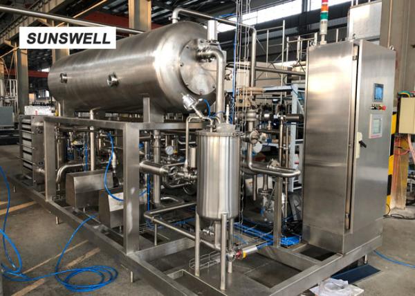 DN65 Material Outlet Diameter Carbonated Drink Bottling Machine For Beverage