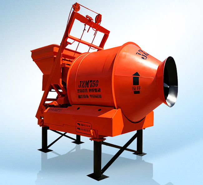20km/H Building Material Mixture Machine In Flat Position