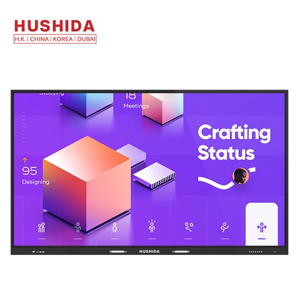 HUSHIDA 98 inch infrared technology touch screen smart board for video