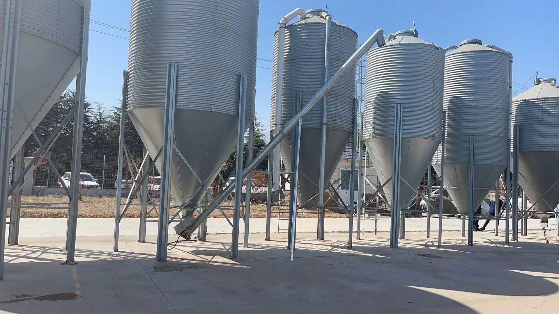 Mold Livestock Feeding Silo 5 Layers No Moisture