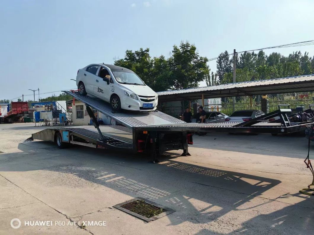 European Style Single Axle Lifting 4 Car/ SUV Transport Truck Trailer Pick up Trailer Frame