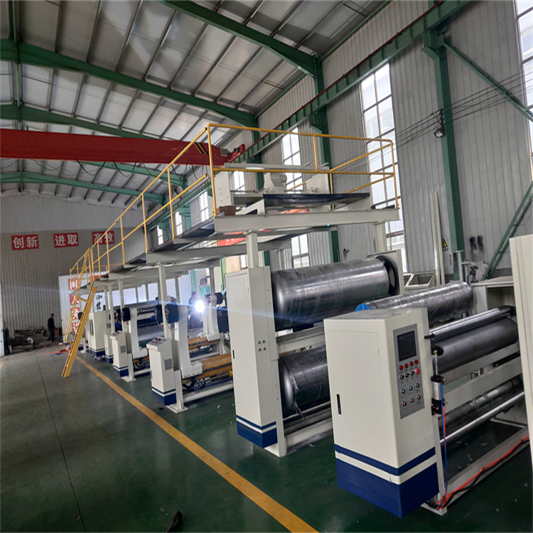 380V Voltage Automatic Corrugated Cardboard Production Line for Carton Box Packaging