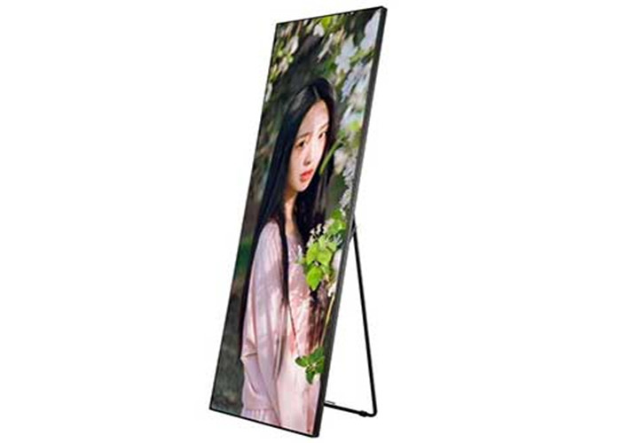 1200cd/M2 2.5mm Led Poster Screen , Epistar Chip Commercial Poster Display