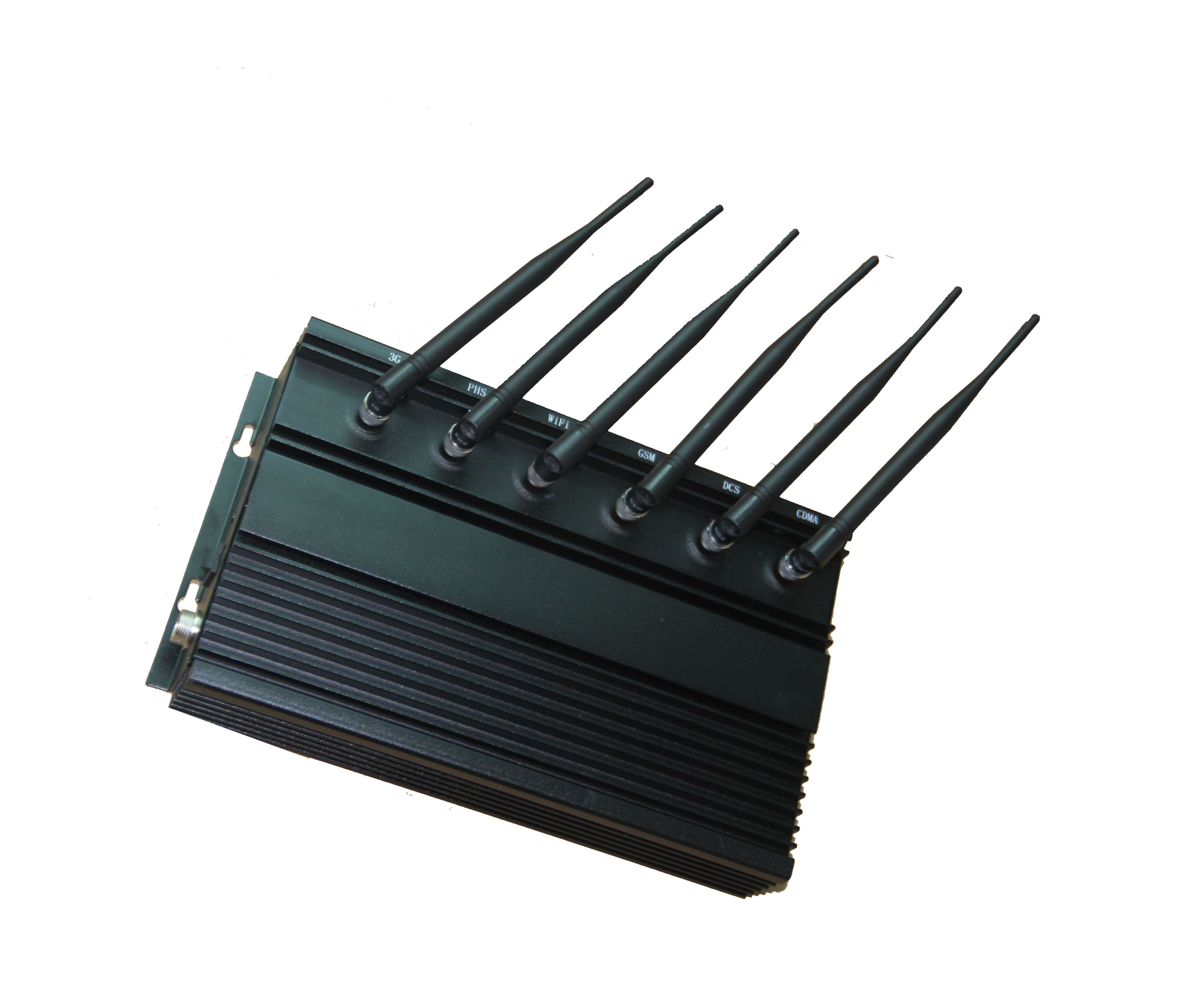 WIFI 3G 2G 6 Antennas Cell Phone Signal Jammer with Cooling Fans