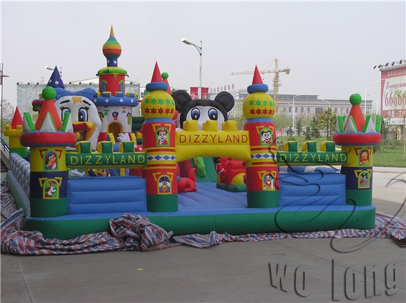 frozen inflatable bouncer, inflatable jumping castle