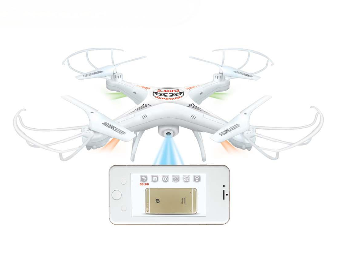 W9 Drone with Long Distance Remote Control and 2.4G WiFi Camera Package Includes Batteries