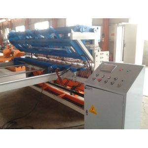 PLC Control Mesh Panel Welding Machine , Automatic Wire Mesh Welding Machine