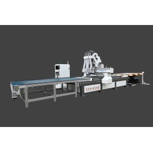 Unloading Table Nesting Machine Multi Spindle With Material Uploading