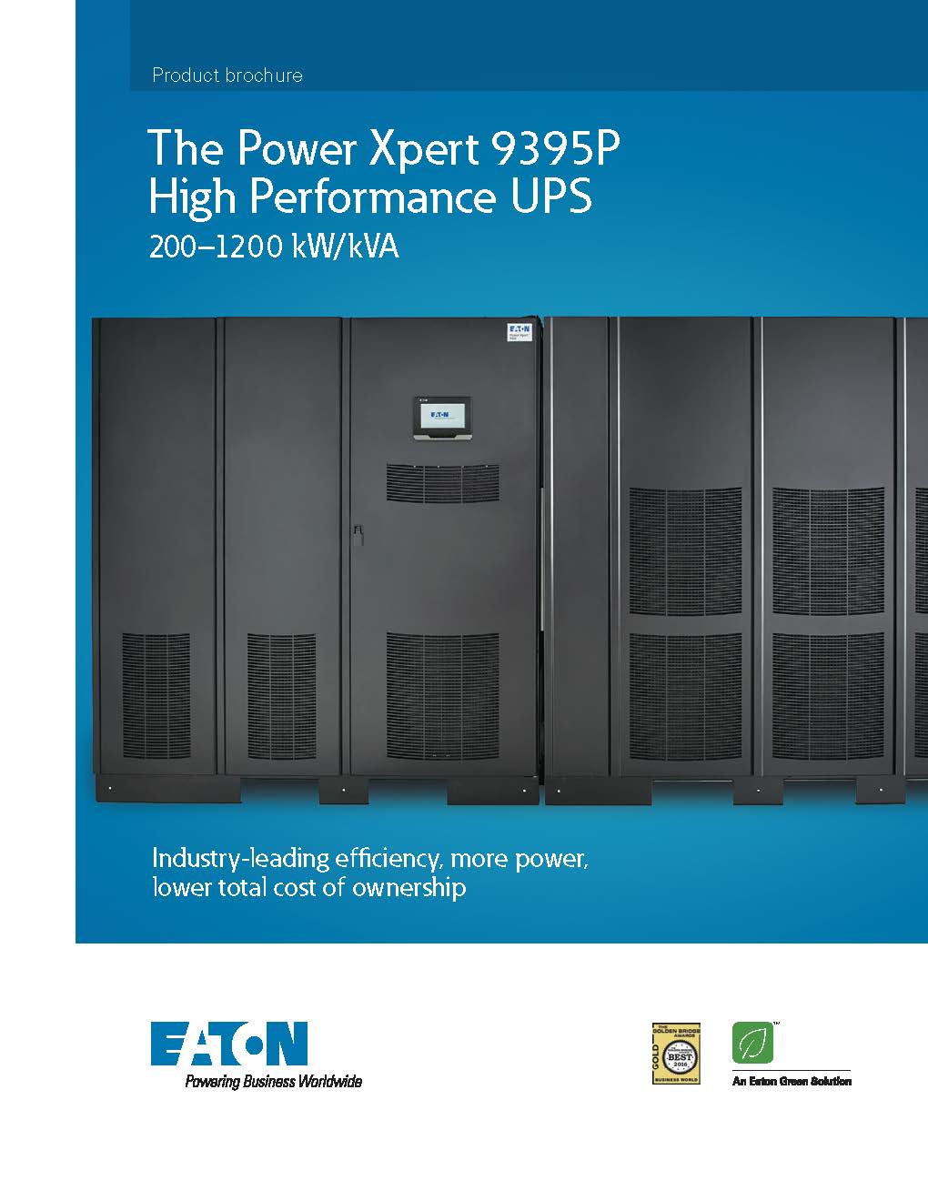 Eaton Power Xpert 9395 3 Phase Online UPS Power Supply Systems with 99% Efficiency