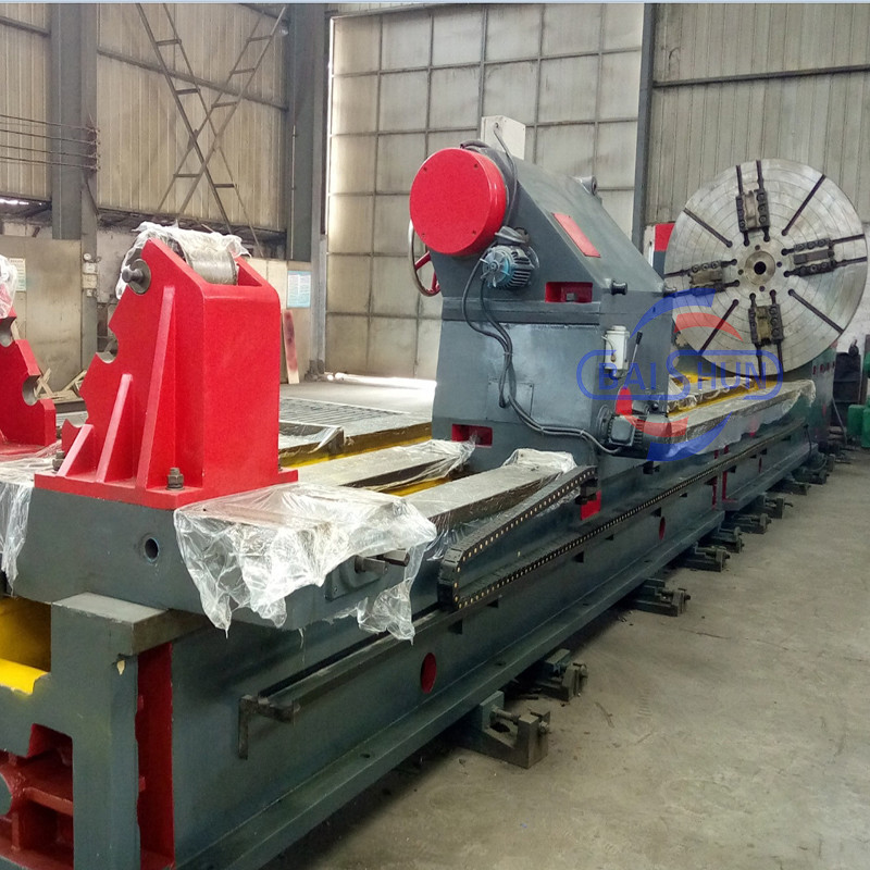 C61250 32T Load Conventional Horizontal Lathe Machine For Heavy Duty Machining Roll Shaft