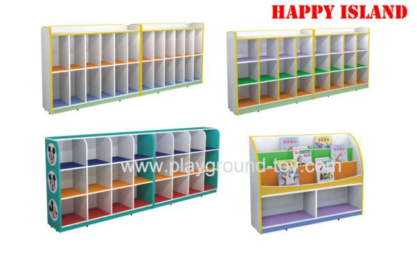 MDF Colorful Design Or Wooden Cabinets Kindergarten Classroom Furniture ,