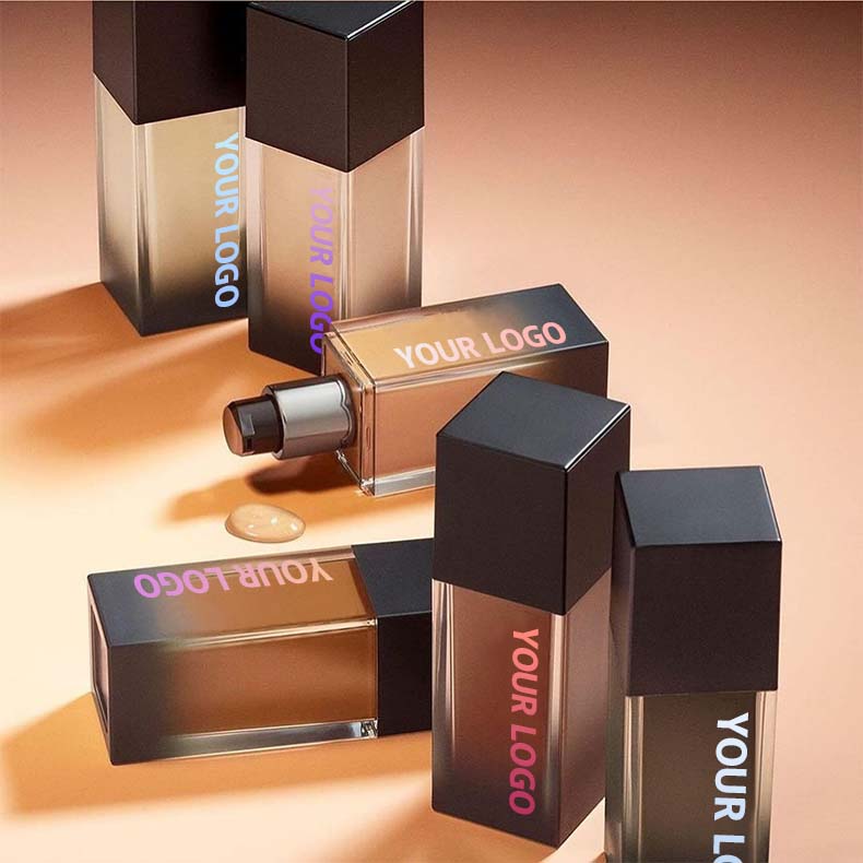 Private Label Custom Foundation Liquid Full Coverage Makeup Manufacturers Waterproof Concealer Matte Long-lasting Foundation