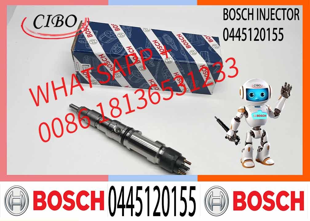 Nozzles 0445120155 Hot Sell Diesel Common Rail Injector 0 445 120 155 Engine Fuel Injector 0445 120 155 for MAN 04451201