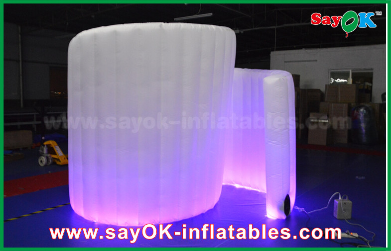 Photo Booth Enclosure Inflatable Portable Mobile Photo Booth Spiral Wall Durable SGS Certification