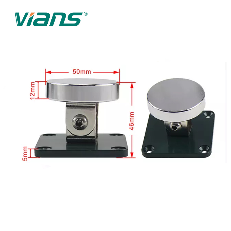 Zinc Alloy Fire Door Magnetic Holder With Emergency Release Floor Wall Door Holder