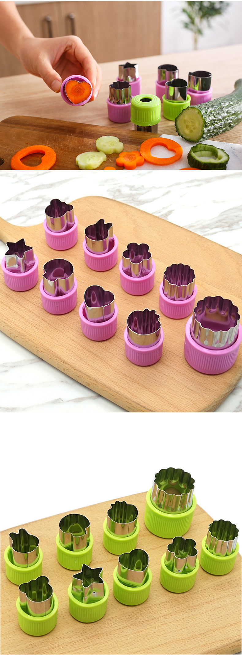 PP Handguard 430 Stainless Steel Fruits Vegetable Cutter