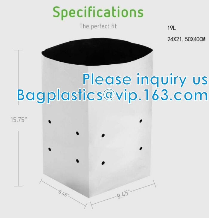 Nursery Bags Plants Grow Bags Biodegradable Fabric Pots/Bag Plants Pouch Home Garden Supply
