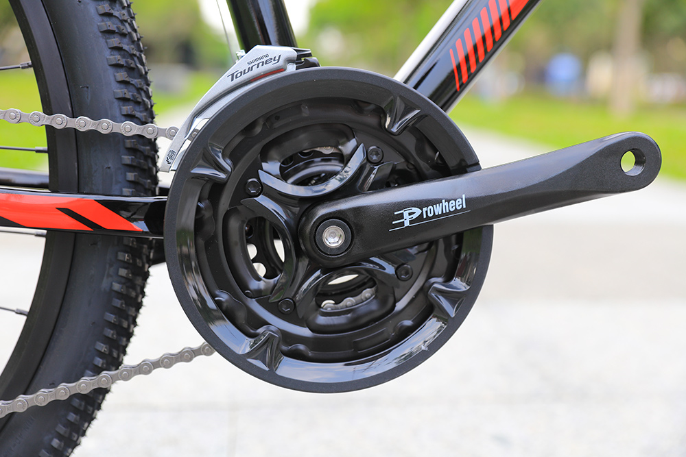 24 Speed Full Suspension Mountain Bike with Aluminum Frame and 26*1.95" Tire Width