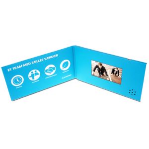 China Customized Digital Video Brochure LCD Video Brochure Card for Your Customized Business Success on sale