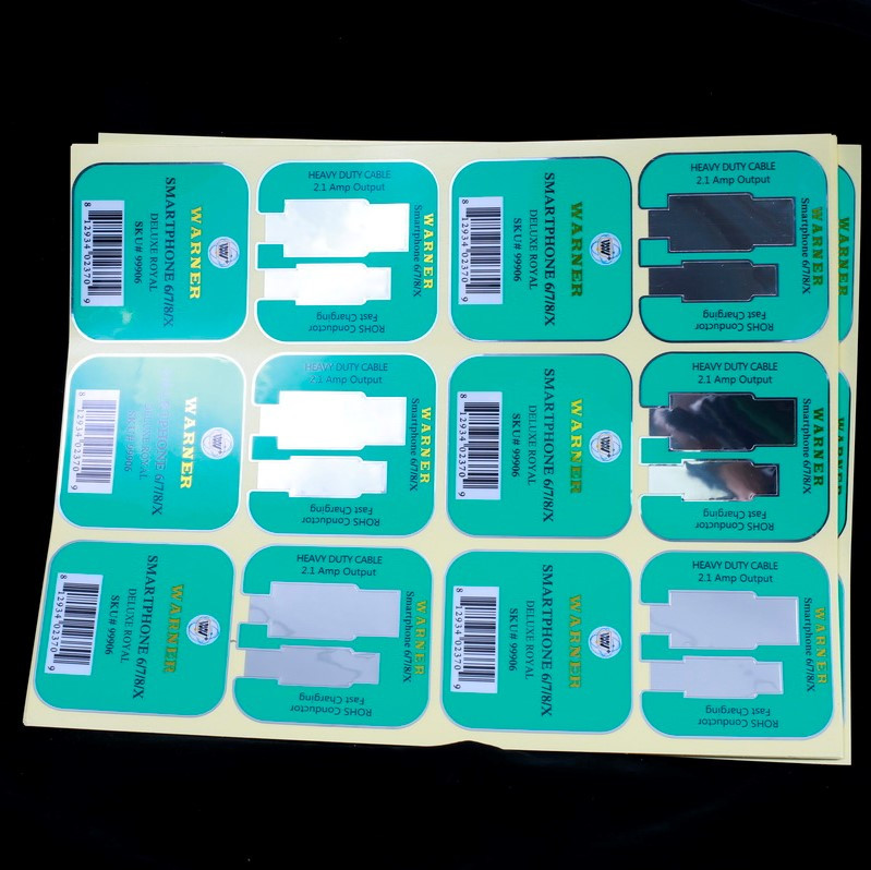 Waterproof Logo Printing Sticker Labels Custom Electronic Shelf Label