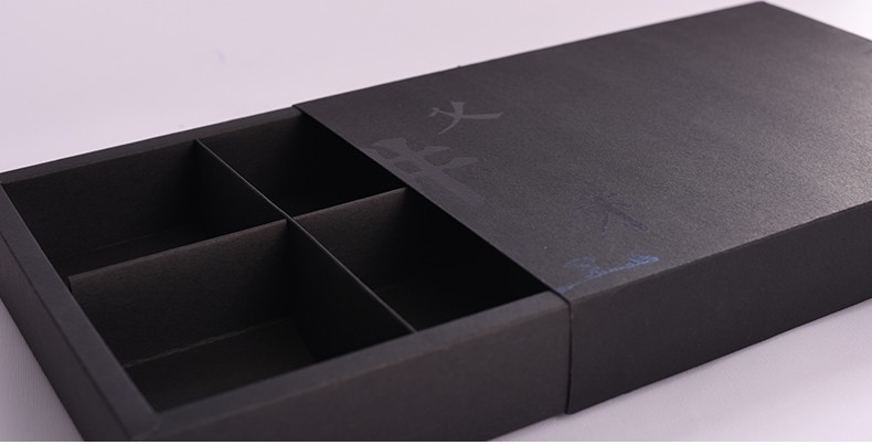 Foldable Sliding Rectangle Kraft Corrugated Boxes Gift Coffee Mug Shipping Boxes With Drawer