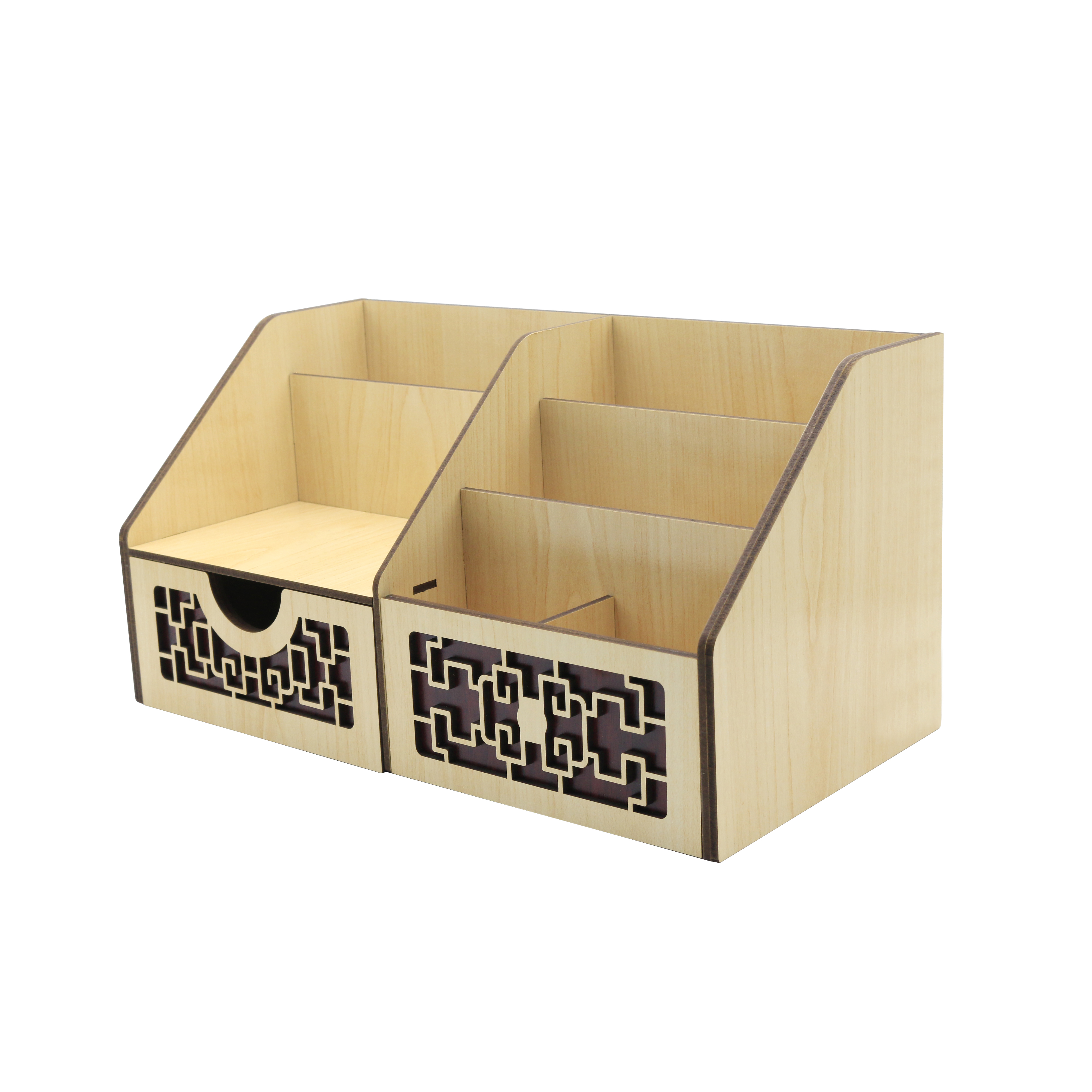 Wholesale Wood Products - Exquisite Desktop Storage Box Plywood Veneer, Plywood Wooden Box Antique Box