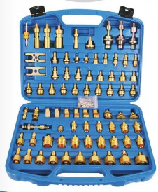134A environmental protection Paper carton Gauge set with straight quick connector 2196 pipe pressure 600PSI-3000PSI