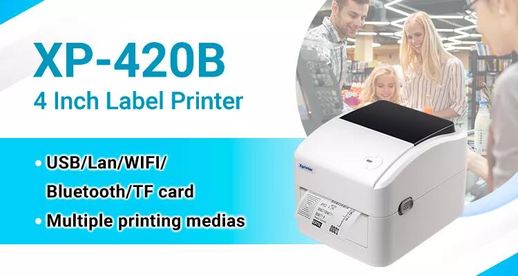 4x6 Barcode Label Roll Thermal Shipping Label Printer