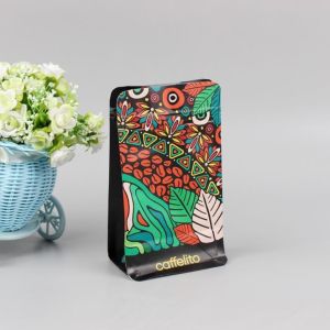 China Square Flat Bottom Side Gusset Pouch Doypack Zipper Plastic Bag on sale