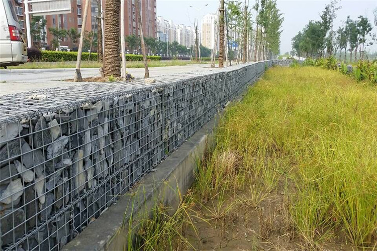 Galvanised Welded Gabion Wire Mesh Box For Garden Landscaping