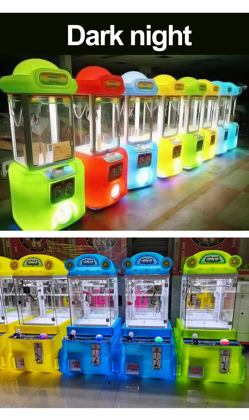 Single Player Crane Game Machine Coin Operated Multicolor Children Doll Game Machine