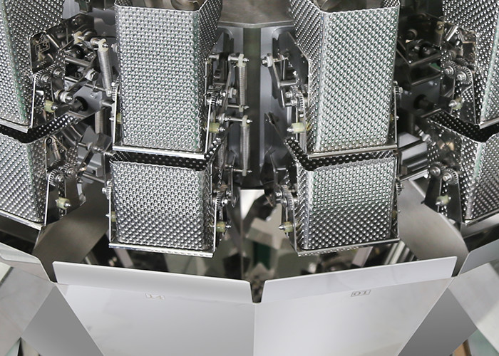 SS Sticky Oily Food Screw Multihead Weigher High Accuracy 1.3L Waterproof