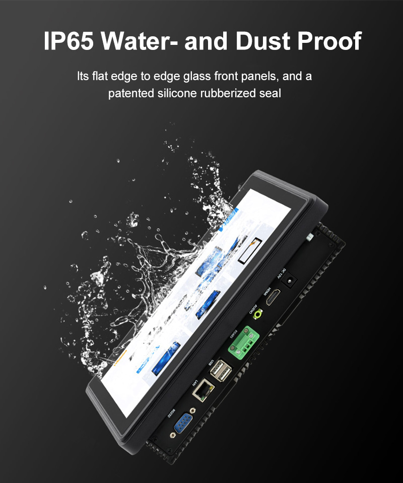 10.1 Inch Touch Screen Panel PC with Inter J1900 Processor and Industrial Grade Design