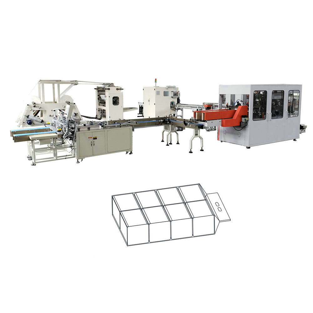 Semi Auto Soft Drawn Facial Tissue Paper Making Machine Production Line 220V/380V