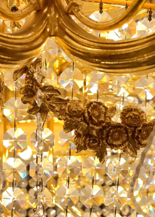 Customized Contemporary Extra Large Chandeliers With High End Crystal Pendants
