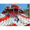 Buy cheap Fiberglass Water Park Slide Commercial 15m Dual Flume Cobra Water Slide from wholesalers