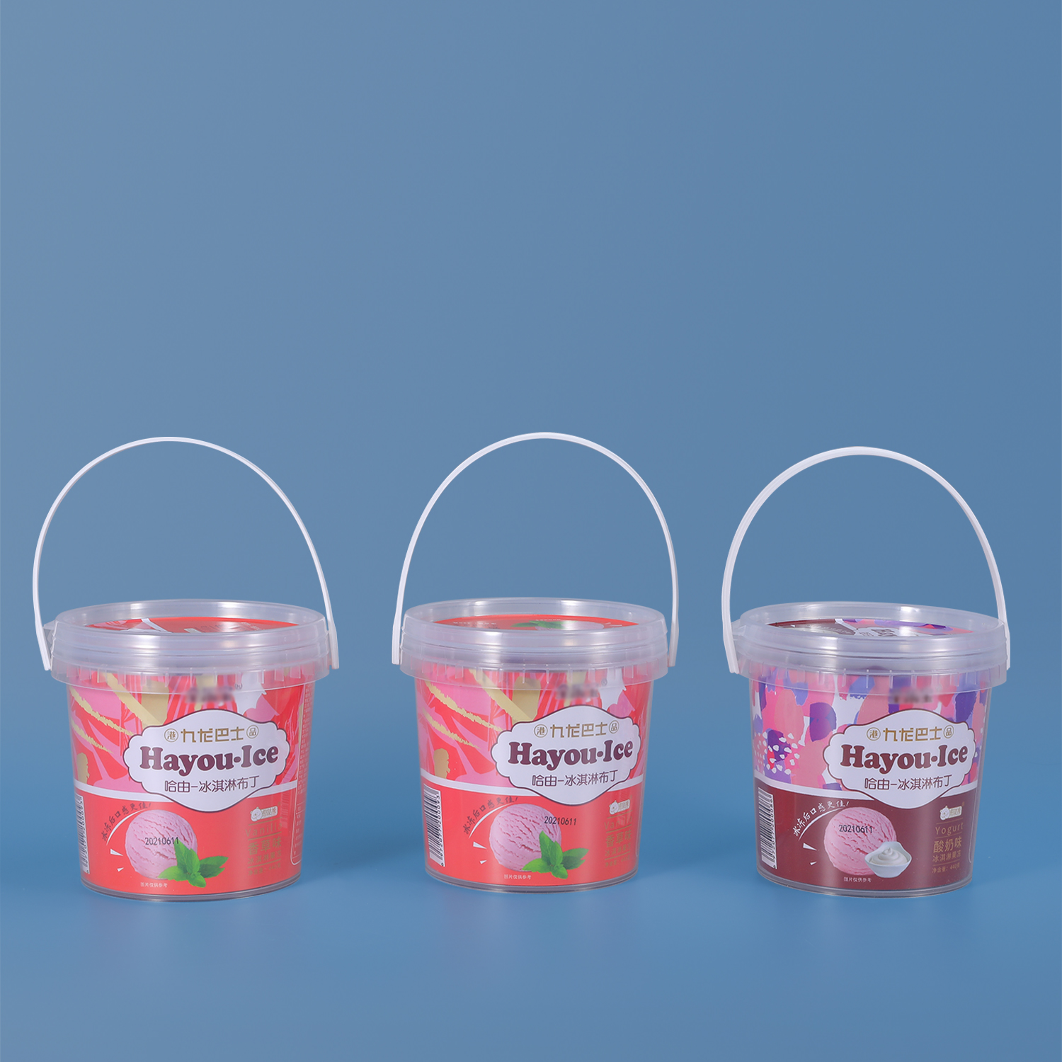 Low Priced Reusable Square and Circular Shapes Plastic Bucket with Handle from UMETASS
