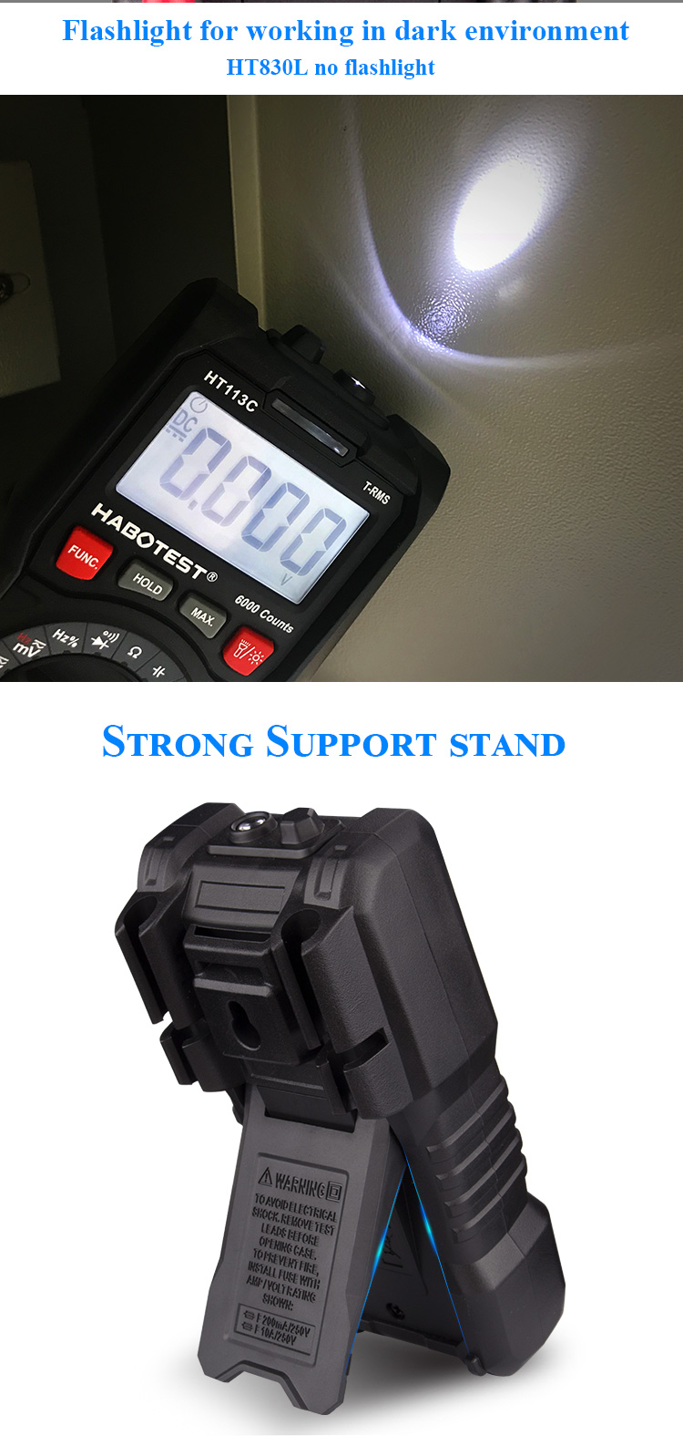 Capacitance LCD Display Pocket Standard Price Voltage Digital Multimeter Manual Frequency Meter Tester Voltmet