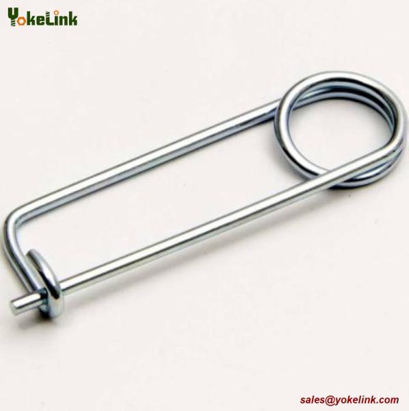 Stainless steel Spring Wire Coiled Tension Safety Pin, Diaper Pin Zinc Finish