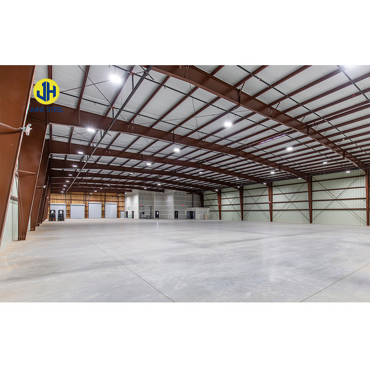 Low Carbon Steel Prefabricated Long Span Galvanized Steel Structure Workshop