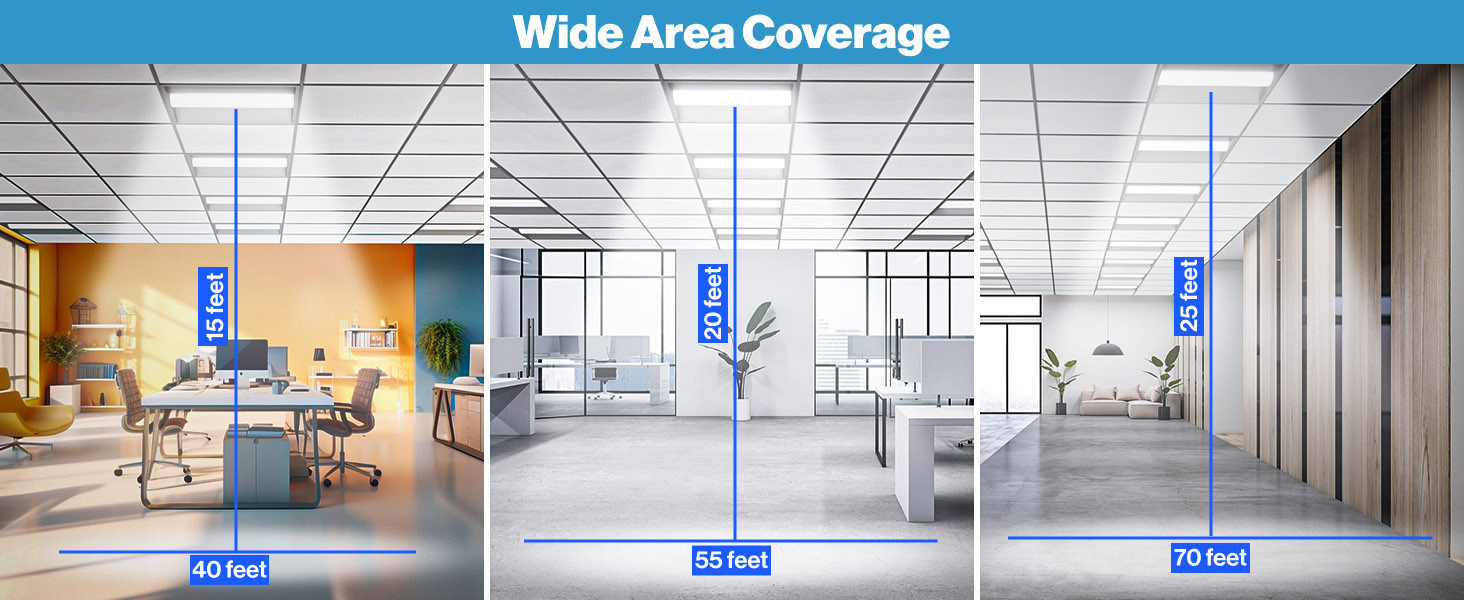 Durable 130lm/W Dimmable Troffer Light , LED Ceiling Troffer Lights